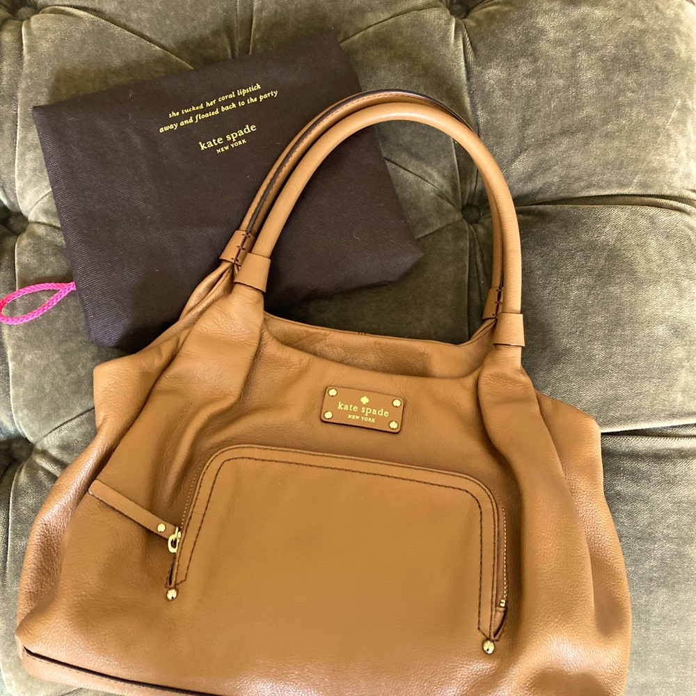 Caramel Kate Spade Tote - Picture 1 of 5